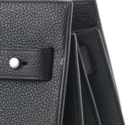 Saint Laurent Grained Calfskin Small Supple Sac De Jour Black 5 of 6