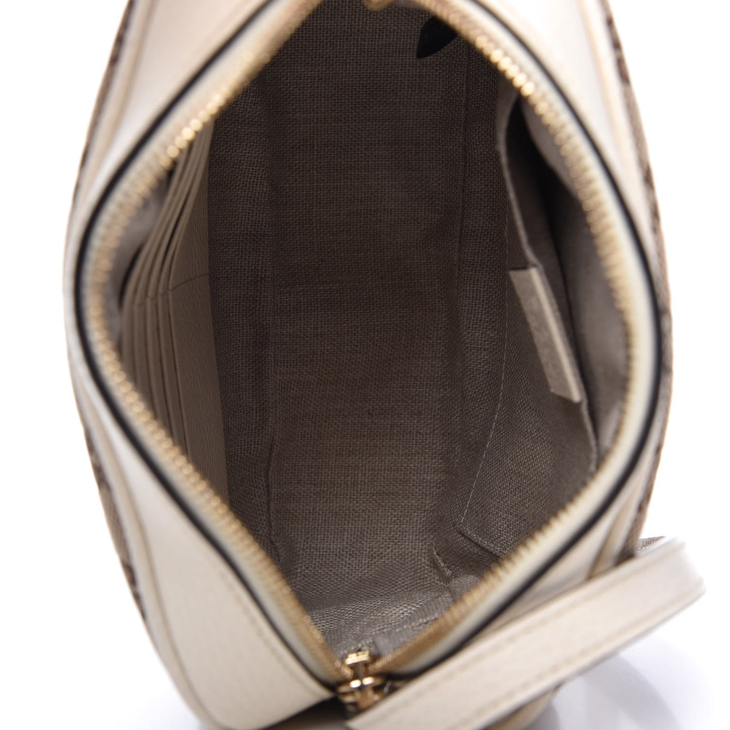 Monogram Dollar Calfskin Mini Bree Messenger Bag Beige Ebony Avoire