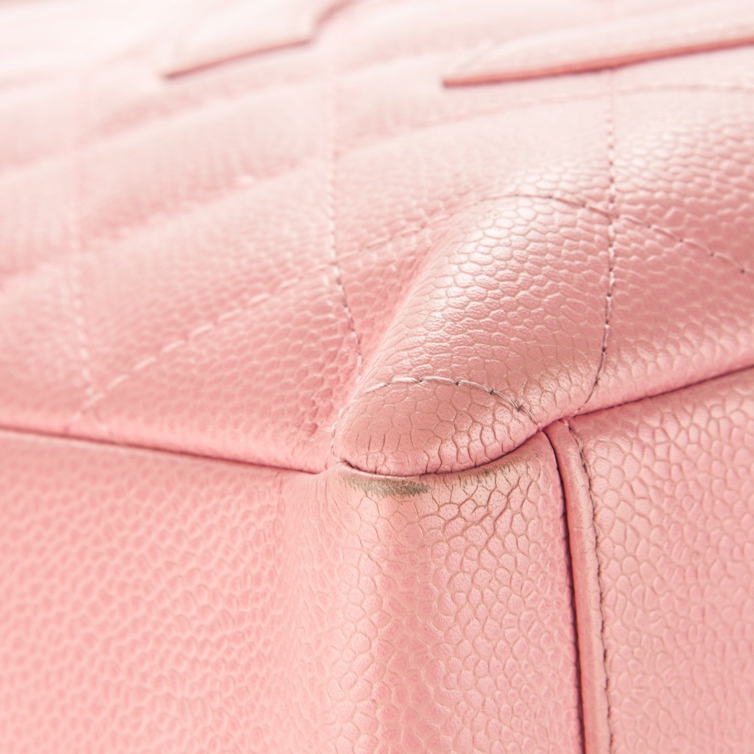 Chanel Caviar Quilted Petit Shopping Tote PST Pink 8 of 14