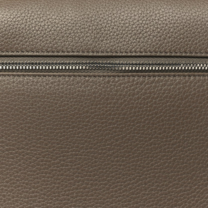 Loro Piana Grained Calfskin Extra Pocket L23.5 Backpack Warm Mastic 7 of 9