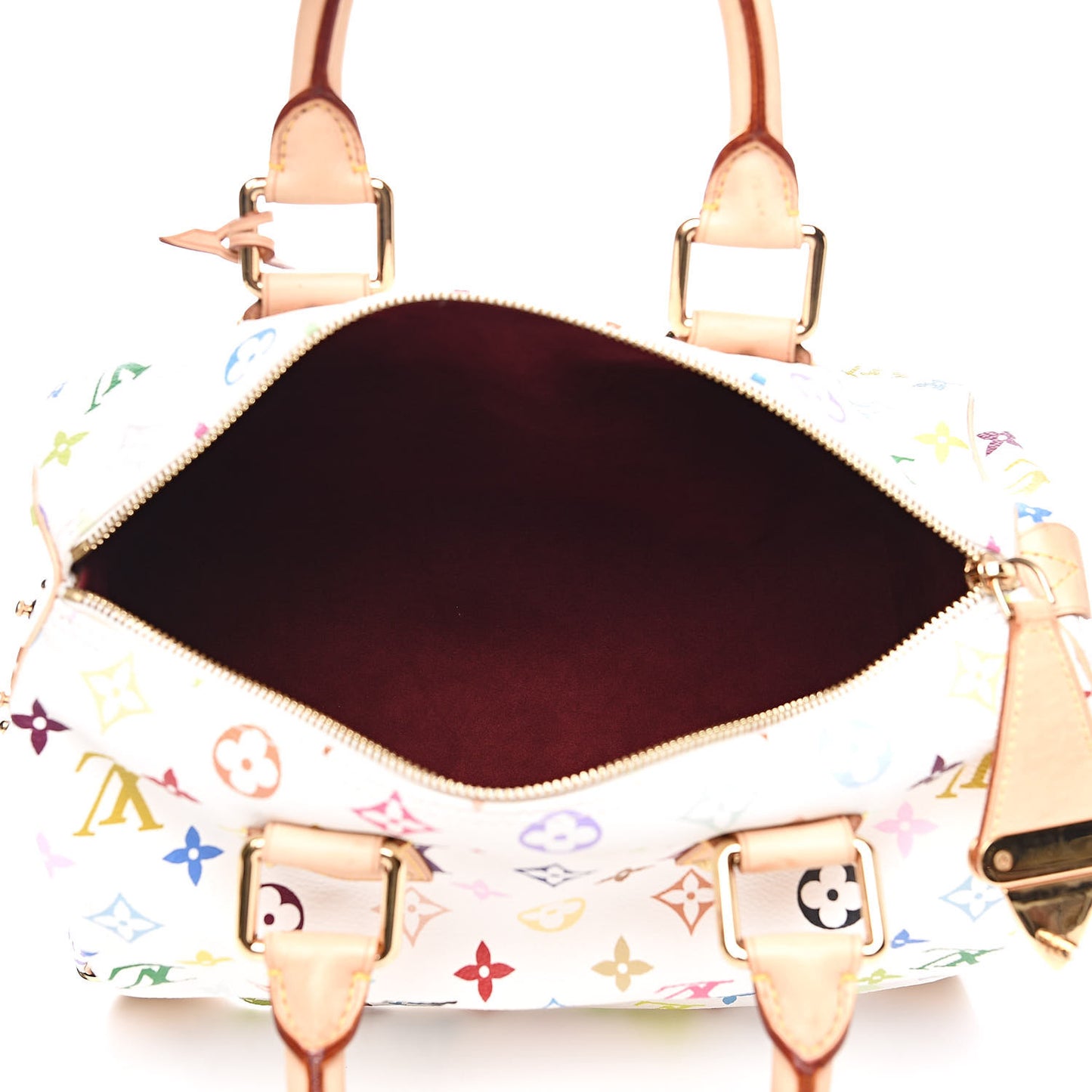 Monogram Multicolor Speedy 30 White