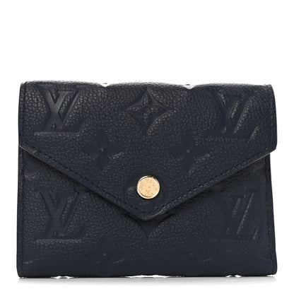 Louis Vuitton Empreinte Victorine Wallet Navy 1 of 6