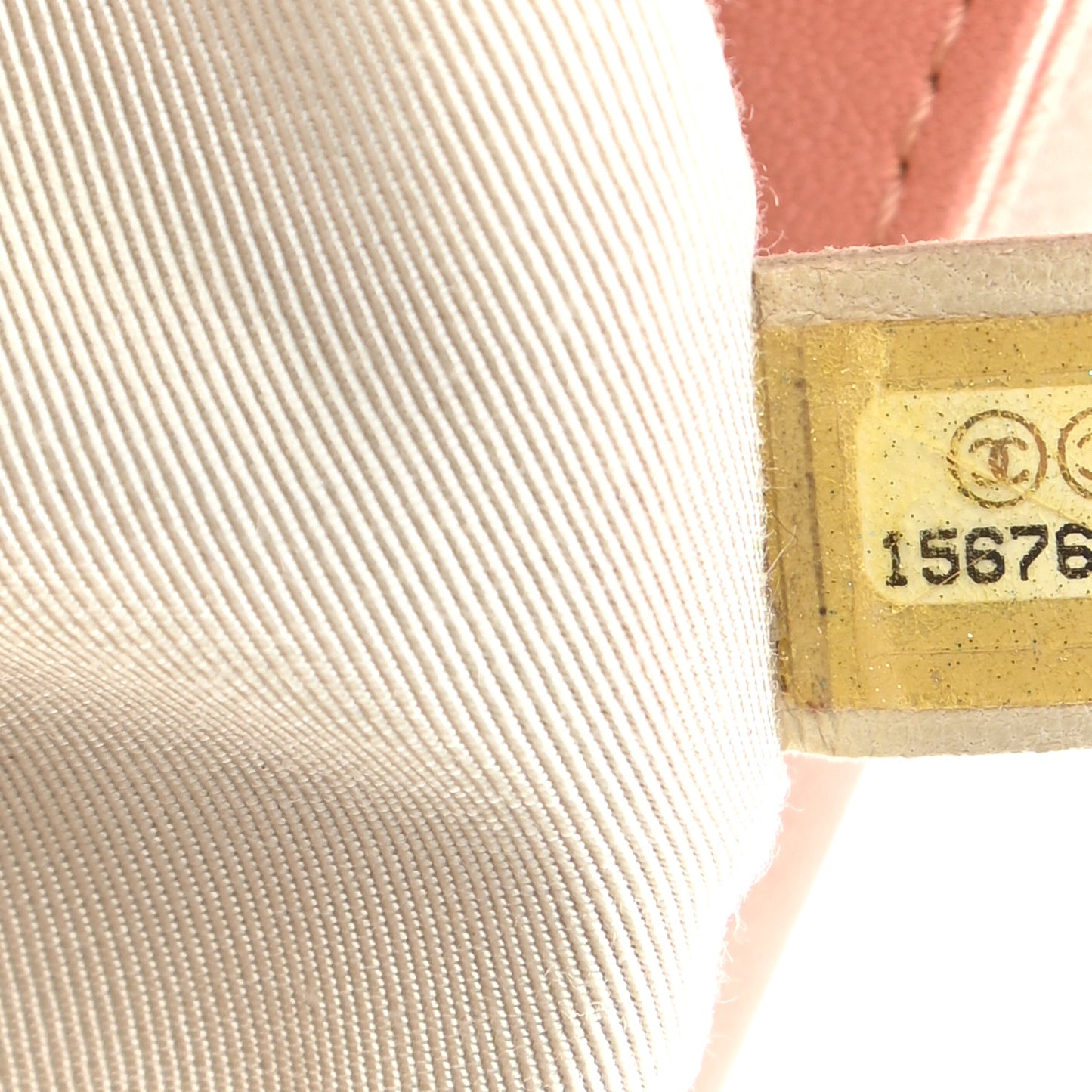 Washed Lambskin Quilted Medium Chain Around Flap Pink