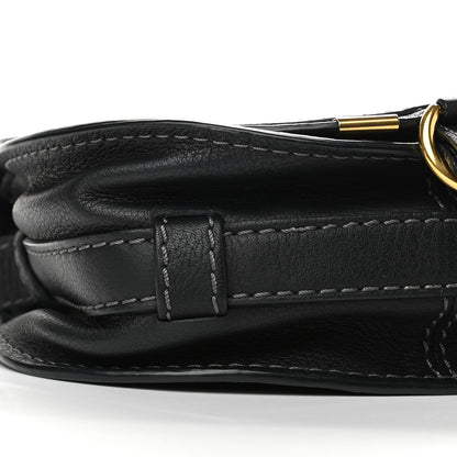 Chloe Calfskin Mini Marcie Round Crossbody Bag Black 7 of 8