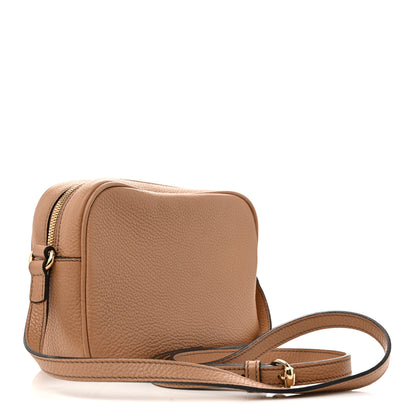 Gucci Pebbled Calfskin Small Soho Disco Bag Camelia 3 of 12