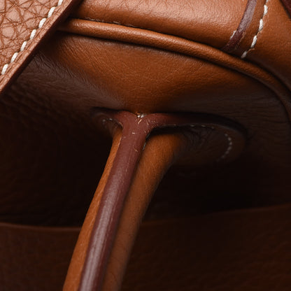 Hermes Taurillon Clemence Lindy 30 Gold 11 of 13