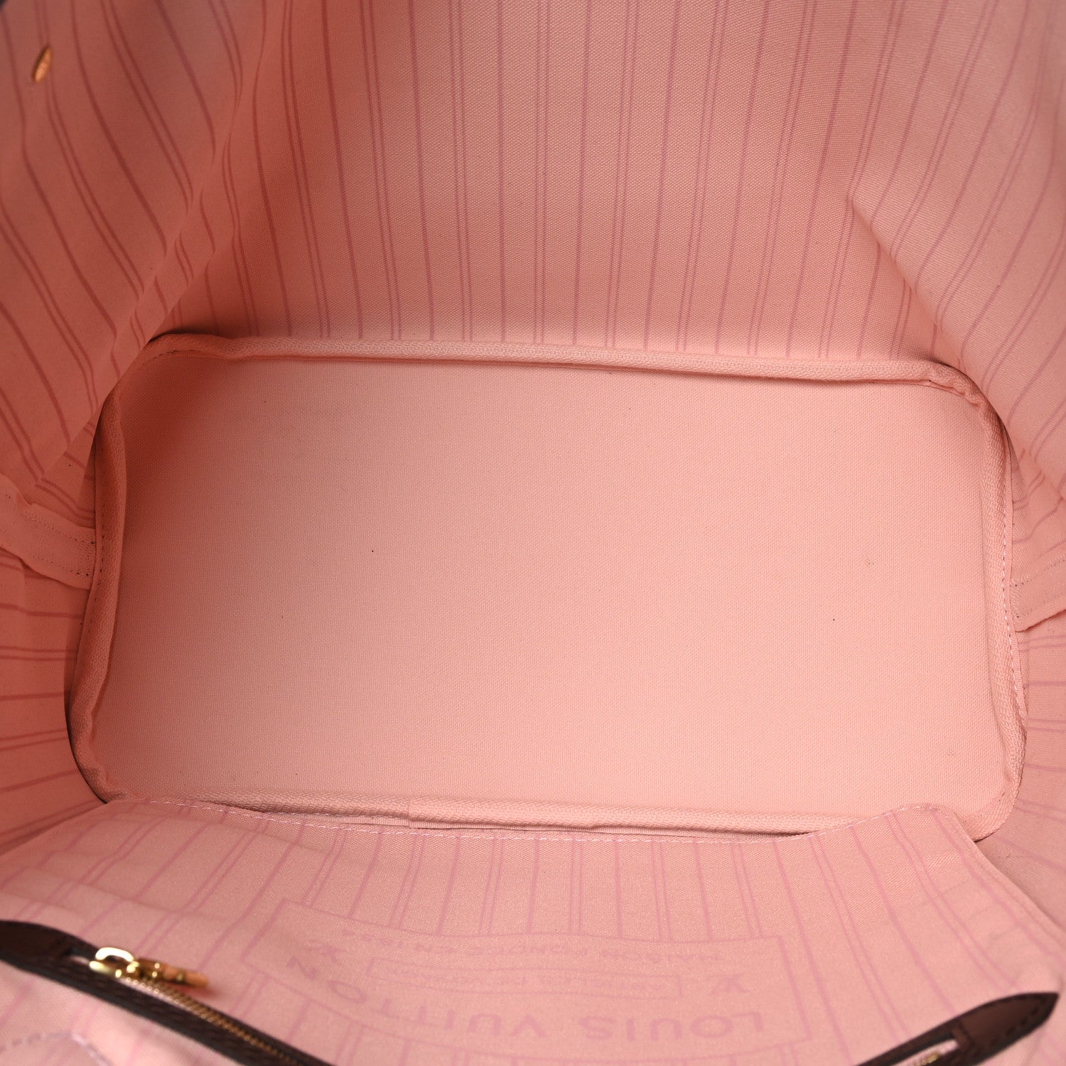 Louis Vuitton Damier Ebene Neo Neverfull MM Rose Ballerine 6 of 10
