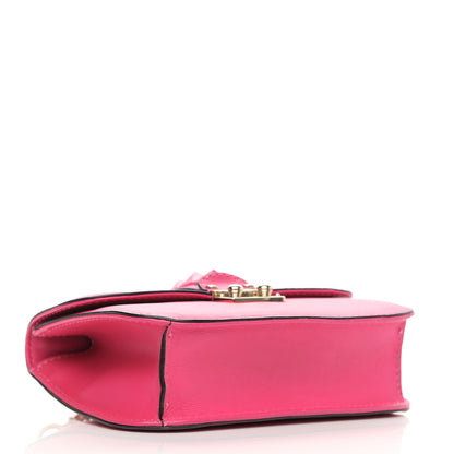 Valentino Garavani Vitello Small Glam Lock Rockstud Flap Pop Fuxia 4 of 11