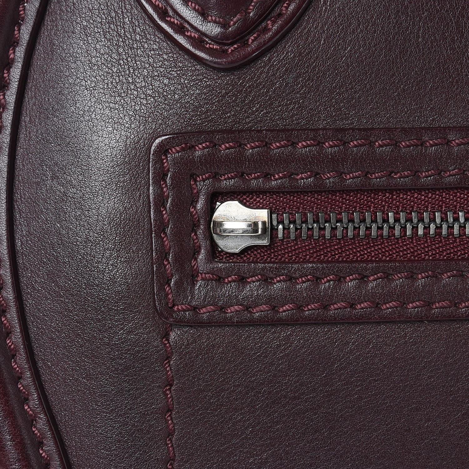 Celine Smooth Calfskin Nano Luggage Burgundy 18 of 32
