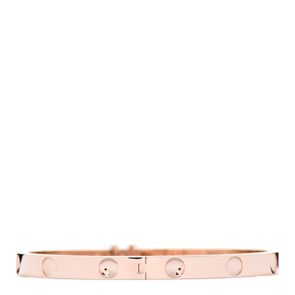 Louis Vuitton 18K Rose Gold Empreinte Bangle Bracelet 2 of 4