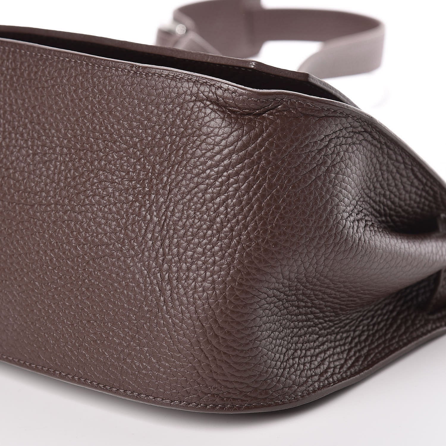 Hermes Taurillon Clemence Jypsiere 28 Chocolate 11 of 11