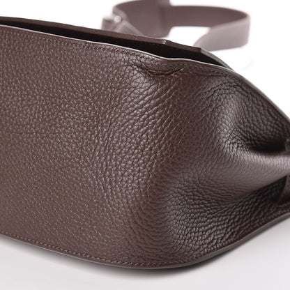 Hermes Taurillon Clemence Jypsiere 28 Chocolate 11 of 11