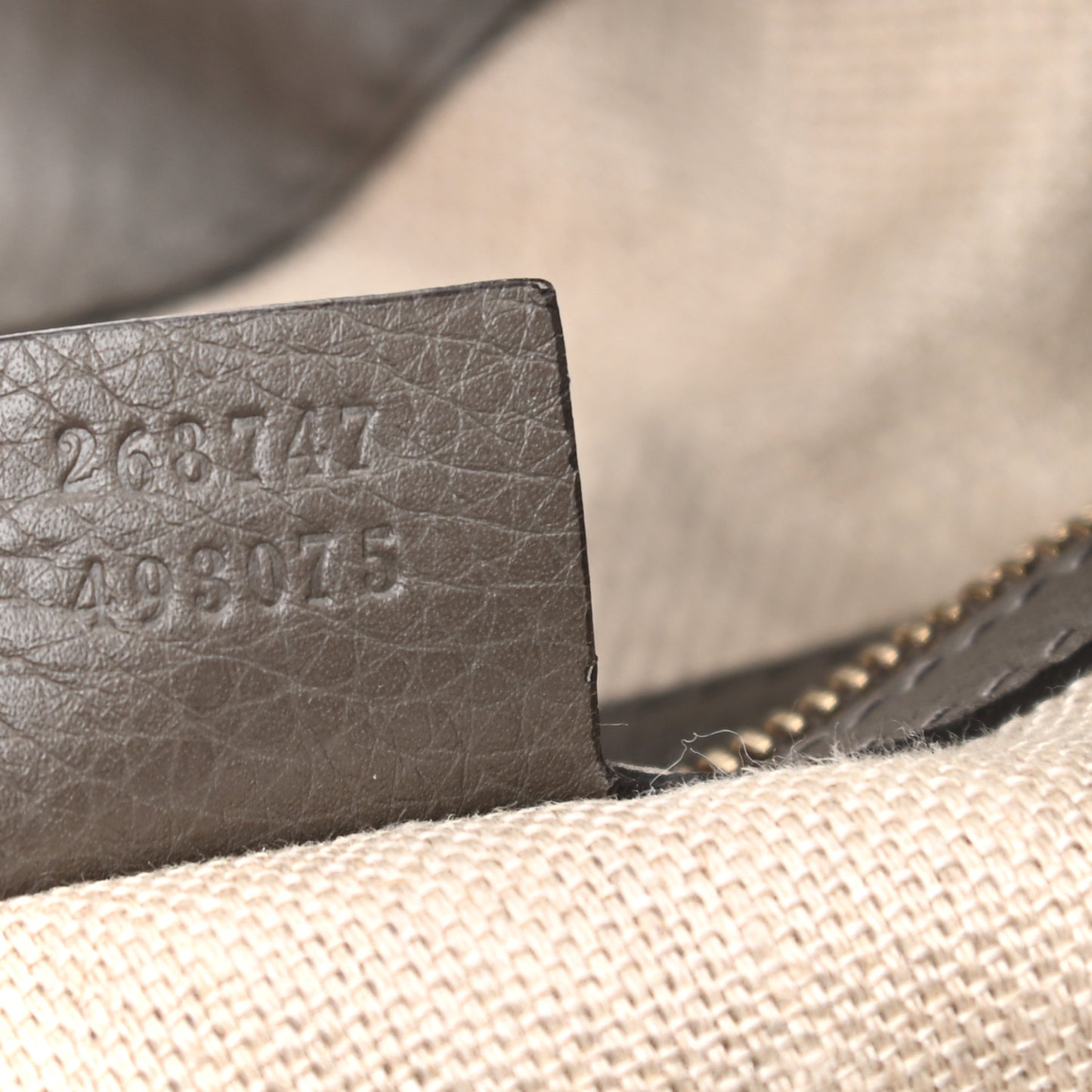 Pebbled Calfskin Medium Greenwich Shoulder Bag Grey