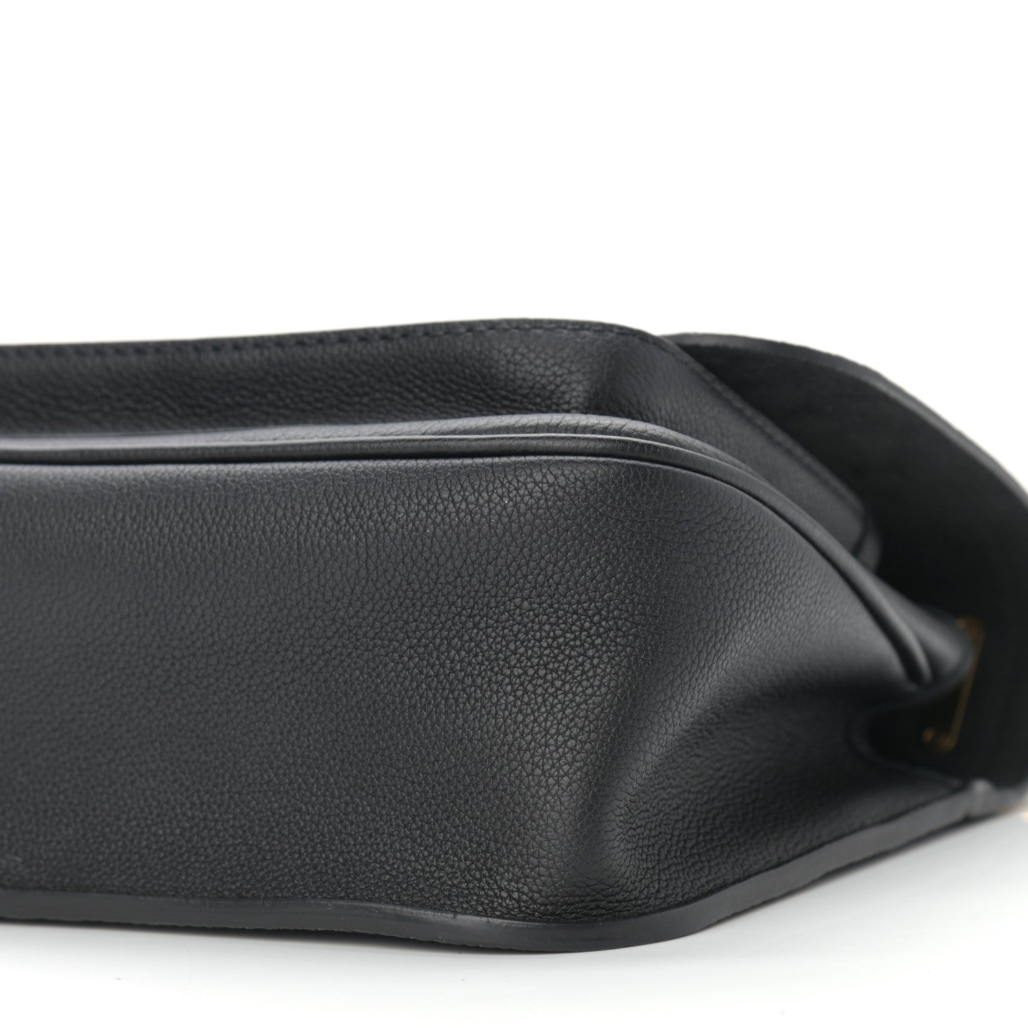 Louis Vuitton Grained Calfskin Lockme Chain Bag Black 9 of 10