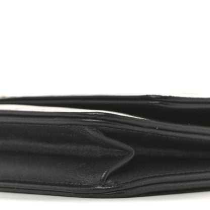 Chanel Lambskin Camellia Embossed Wallet on Chain WOC 11 of 15