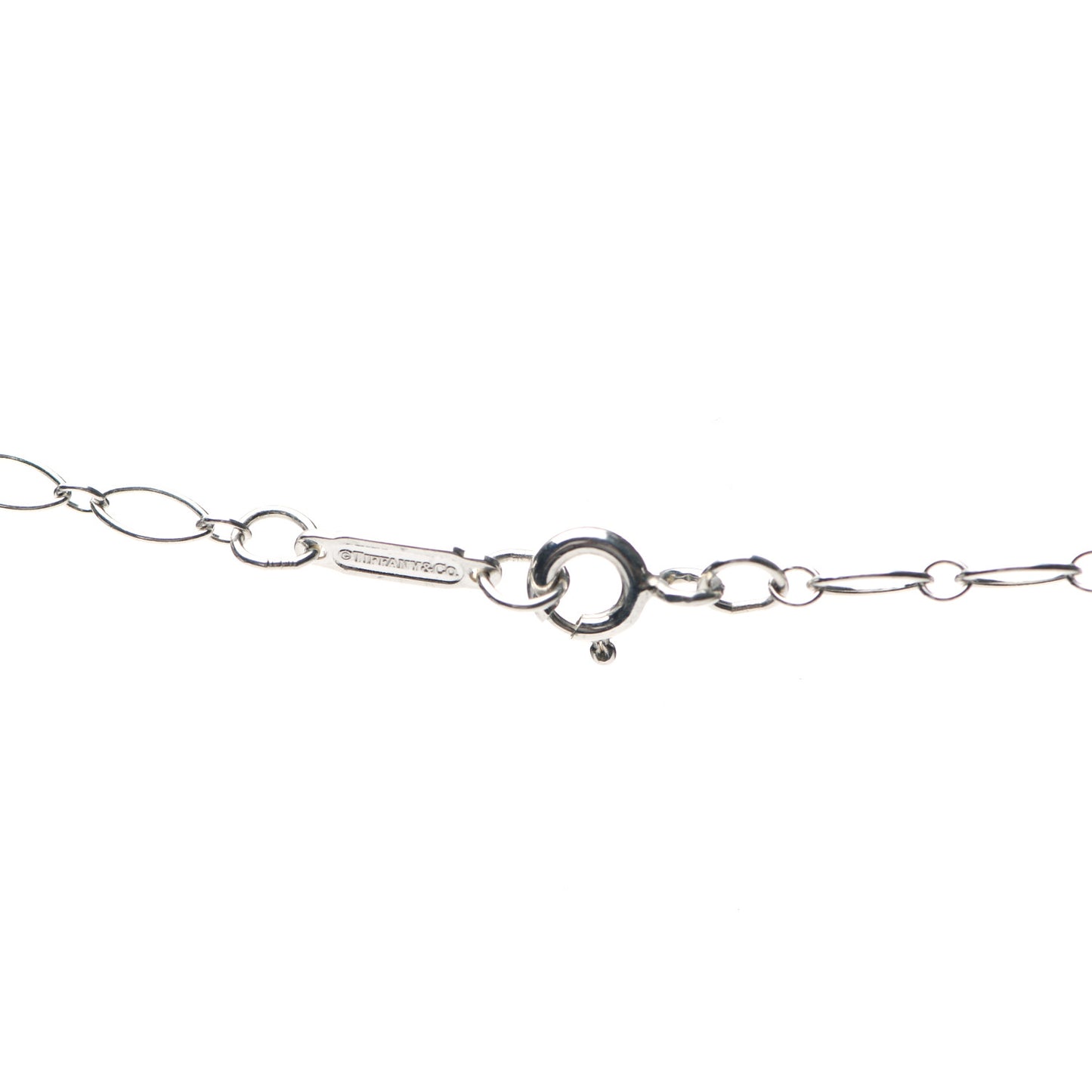 Sterling Silver Oval Link Chain Necklace 36"