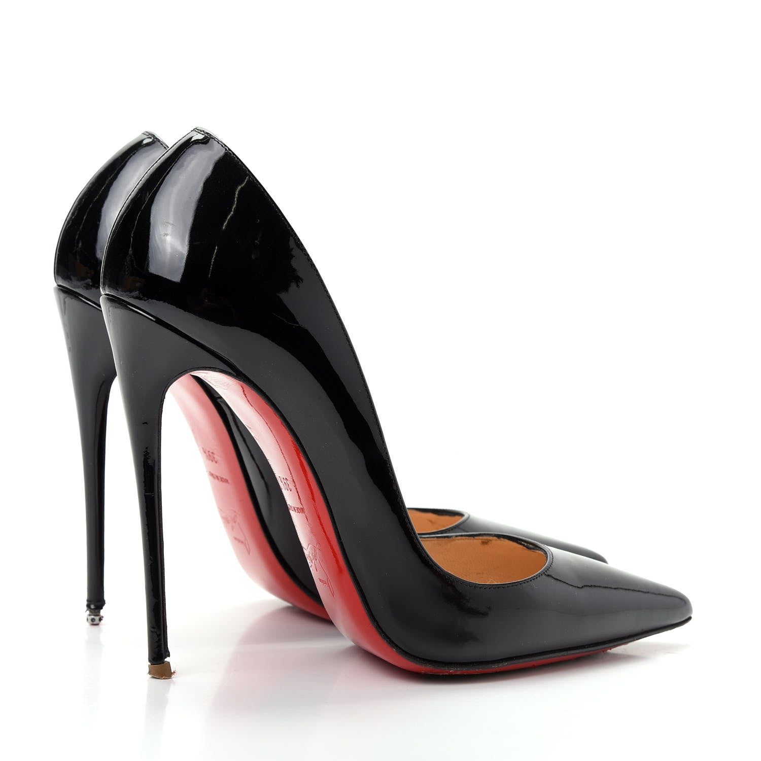Christian Louboutin Patent So Kate 120 Pumps 39.5 Black 4 of 11