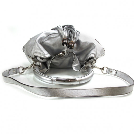 Leather Large Indy Silver