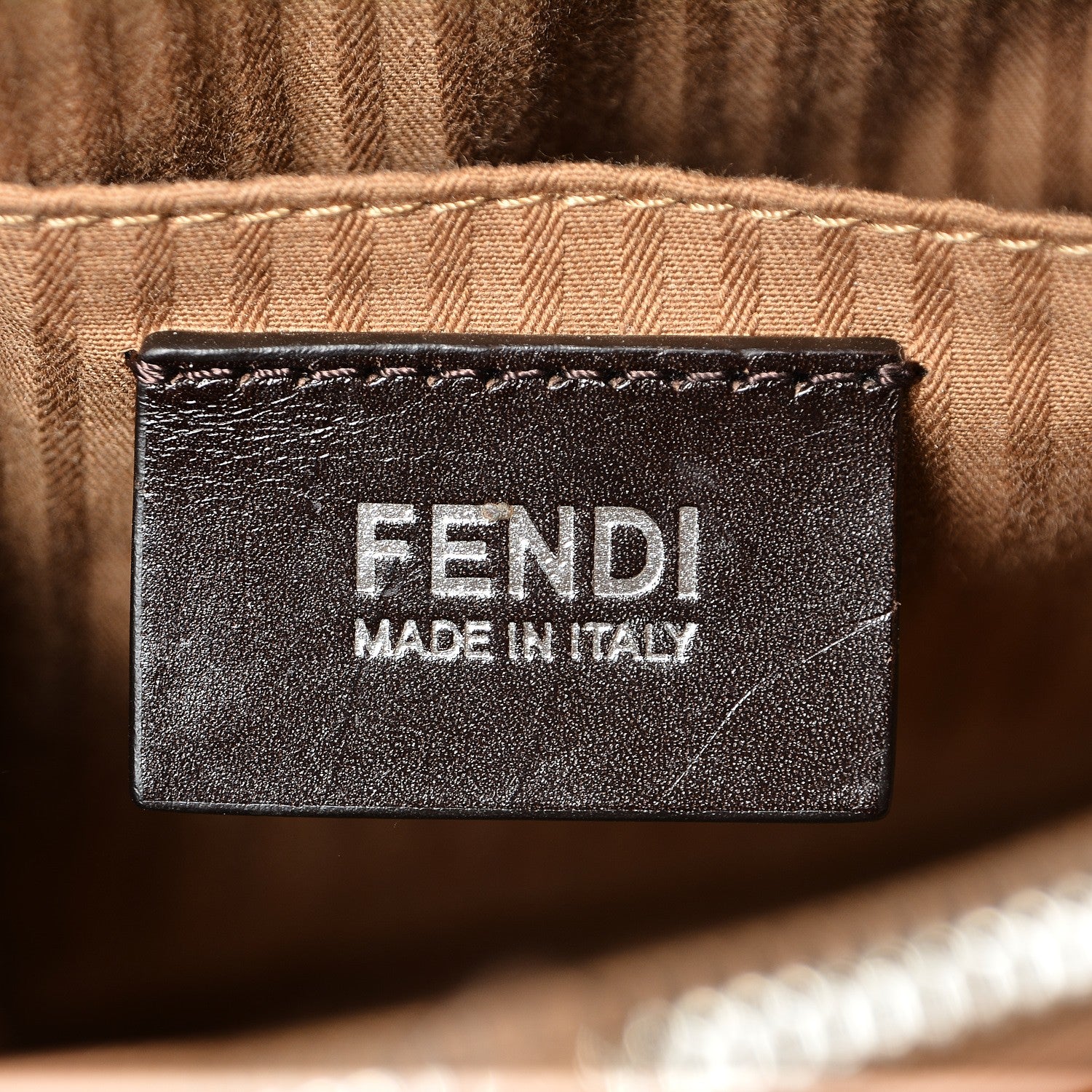 Fendi Vitello Elite Regular 2Jours Tote Orzo 7 of 8