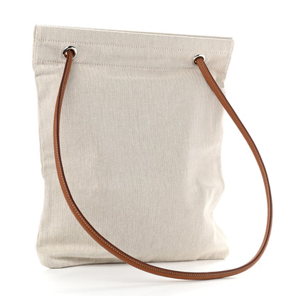 Hermes Canvas Swift Aline Grooming Bag Gold 3 of 12