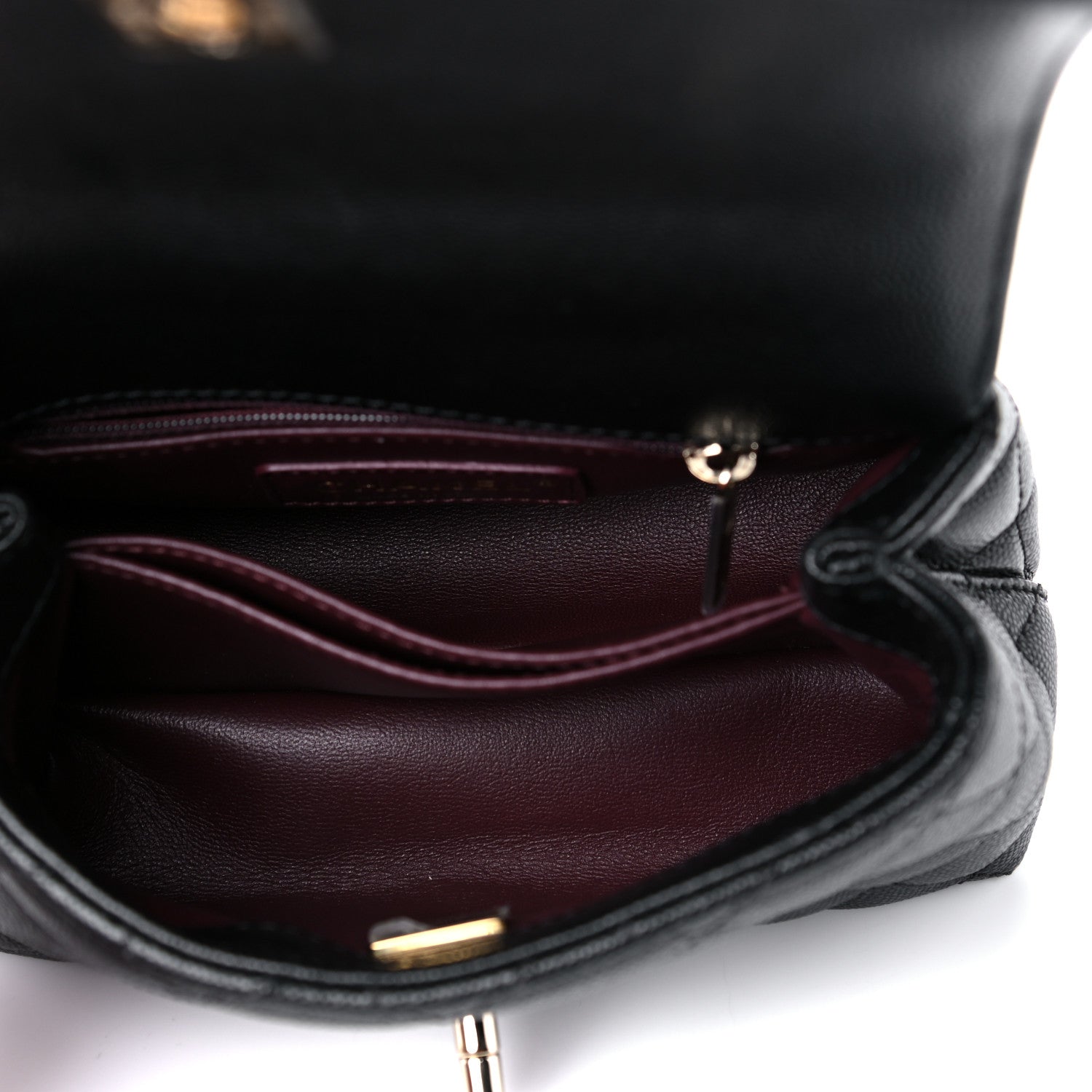 Chanel Caviar Quilted Extra Mini Coco Handle Flap Black 5 of 10