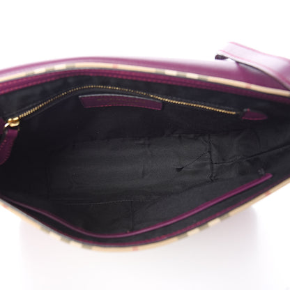 Burberry Horseferry Check Medium Dickens Crossbody Bag Purple 5 of 11