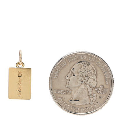 Cartier 18K Yellow Gold Bar Charm 2 of 3