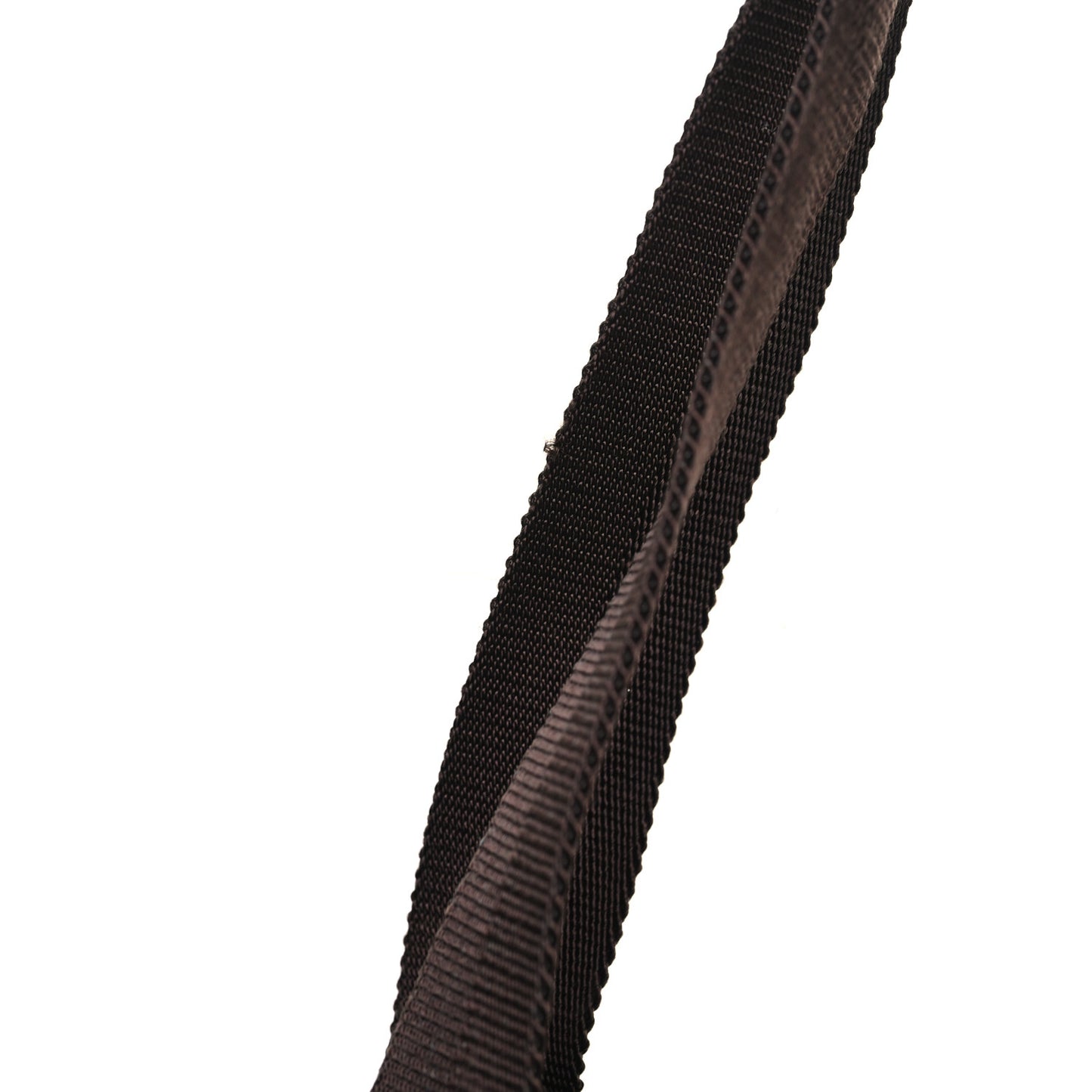 Nylon Calfskin Monogram Tall Tote Brown