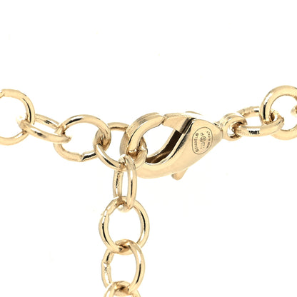 Chanel Crystal CC Star Necklace Gold 4 of 5