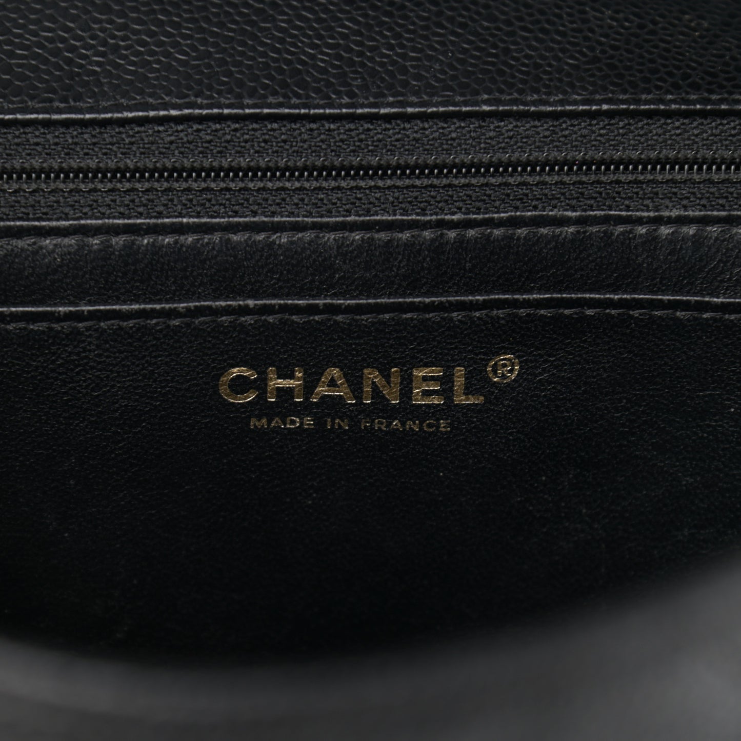 Caviar Quilted Jumbo Single Flap Black