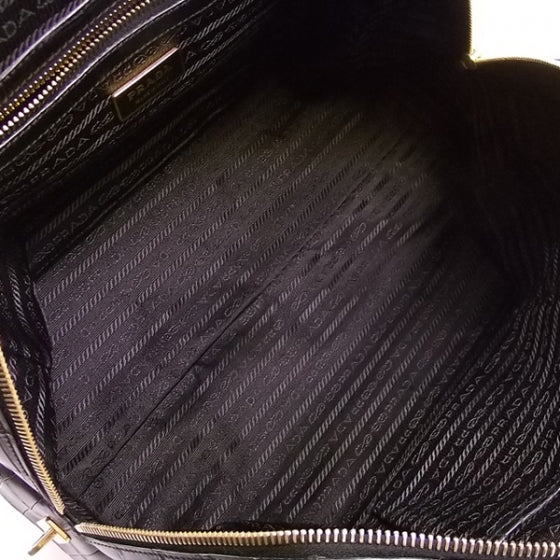 Prada Gold Plated Crocodile Bowler 9 of 12