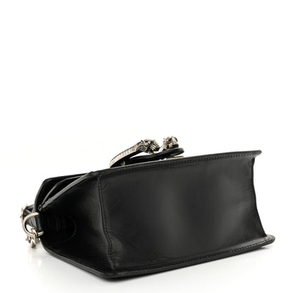 Gucci Satin Crystal GG Monogram Mini Dionysus Top Handle Bag Black 4 of 12