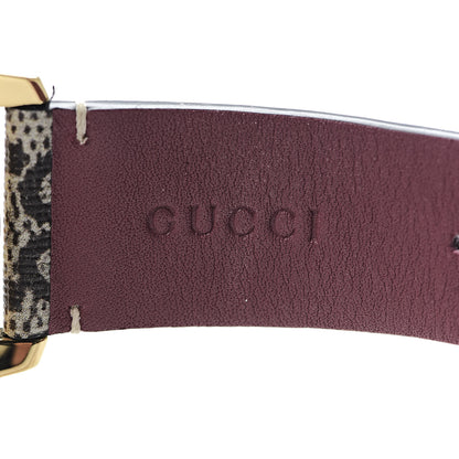 Gucci Stainless Steel Canvas 38mm G-Timeless Supreme GG Blooms Quartz Watch Brown 7 of 7