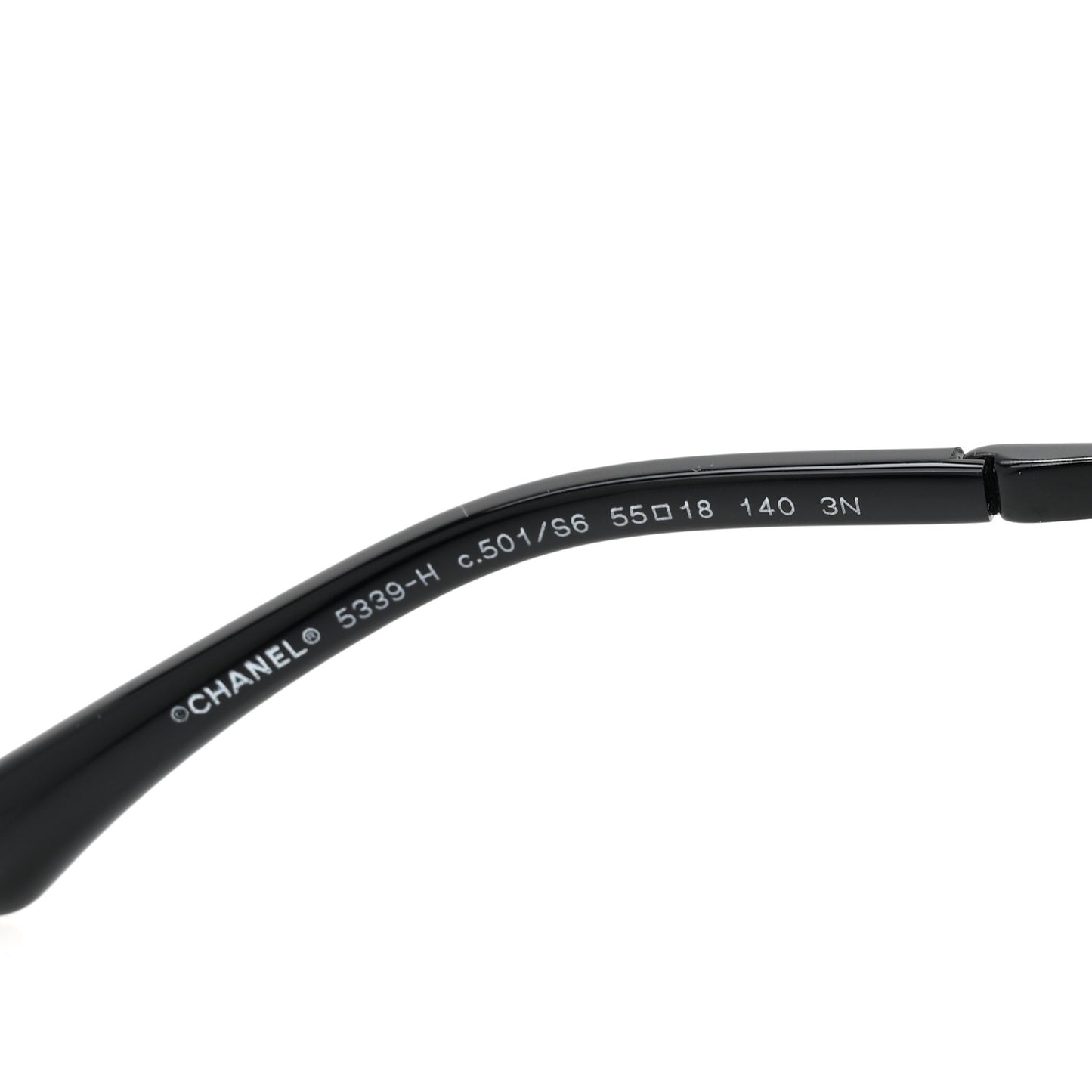 Acetate Polarized Butterfly Winter Pearl Sunglasses 5339-H Black