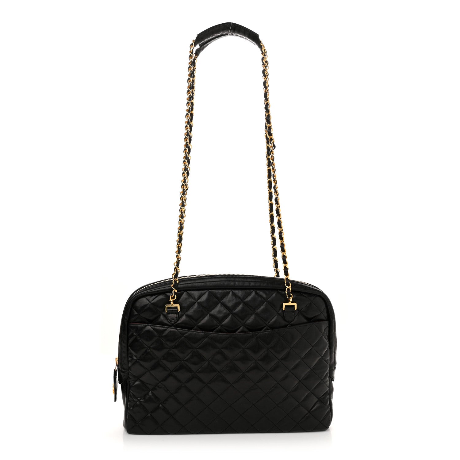 Chanel Calfskin Quilted In The Business Camera Bag Black 1 of 15