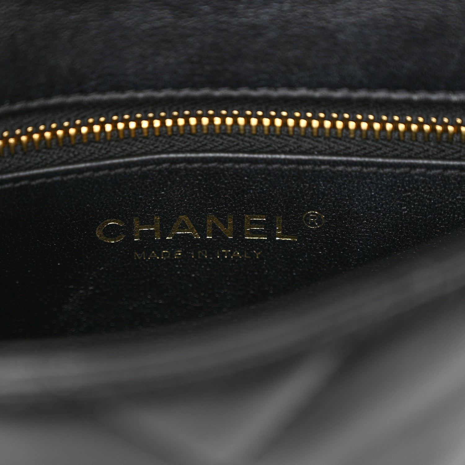 Chanel Lambskin Resin Quilted Top Handle Flap Black 6 of 10