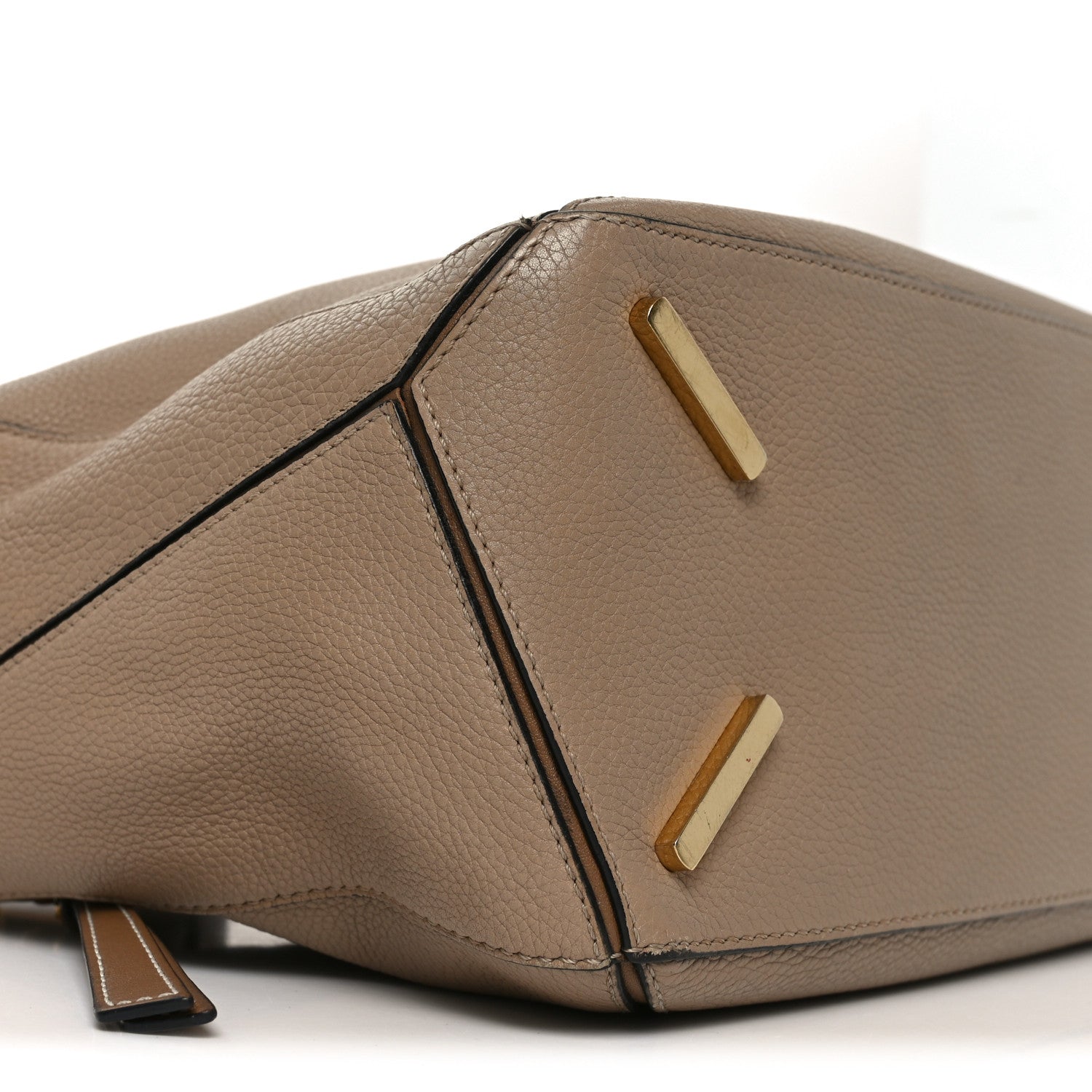 Loewe Grained Calfskin Medium Puzzle Bag Sand Mink 9 of 10