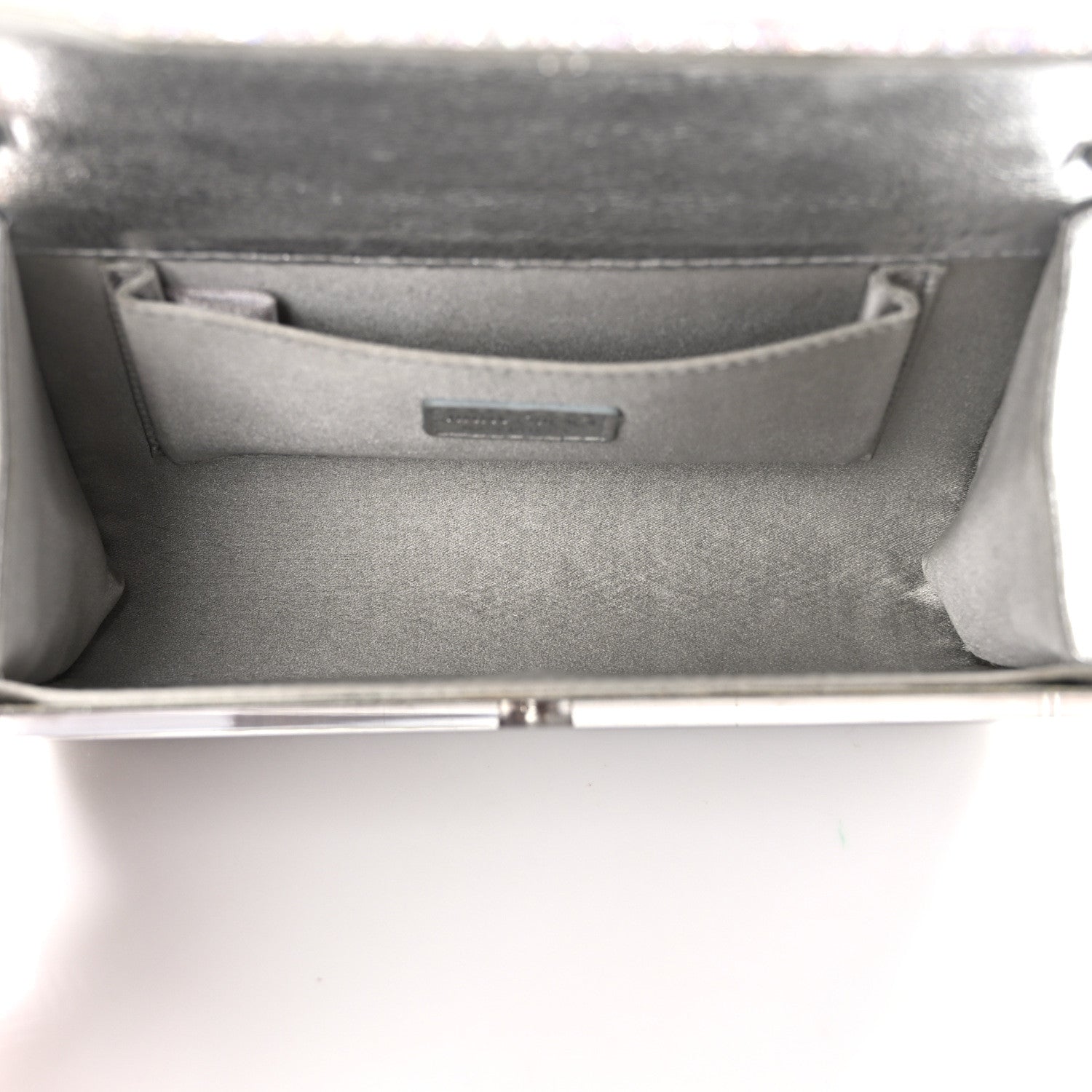 Jimmy Choo Acrylic Glitter Micro Candy Clutch Silver 5 of 11