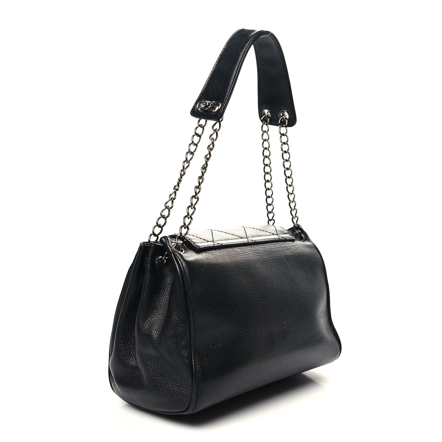Chanel Caviar Quilted Accordion Flap Black 3 of 10