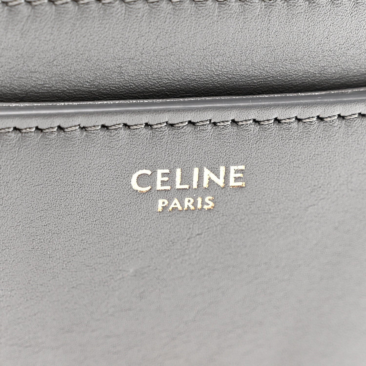 Celine Satinated Calfskin Besace Small 16 Grey 6 of 9