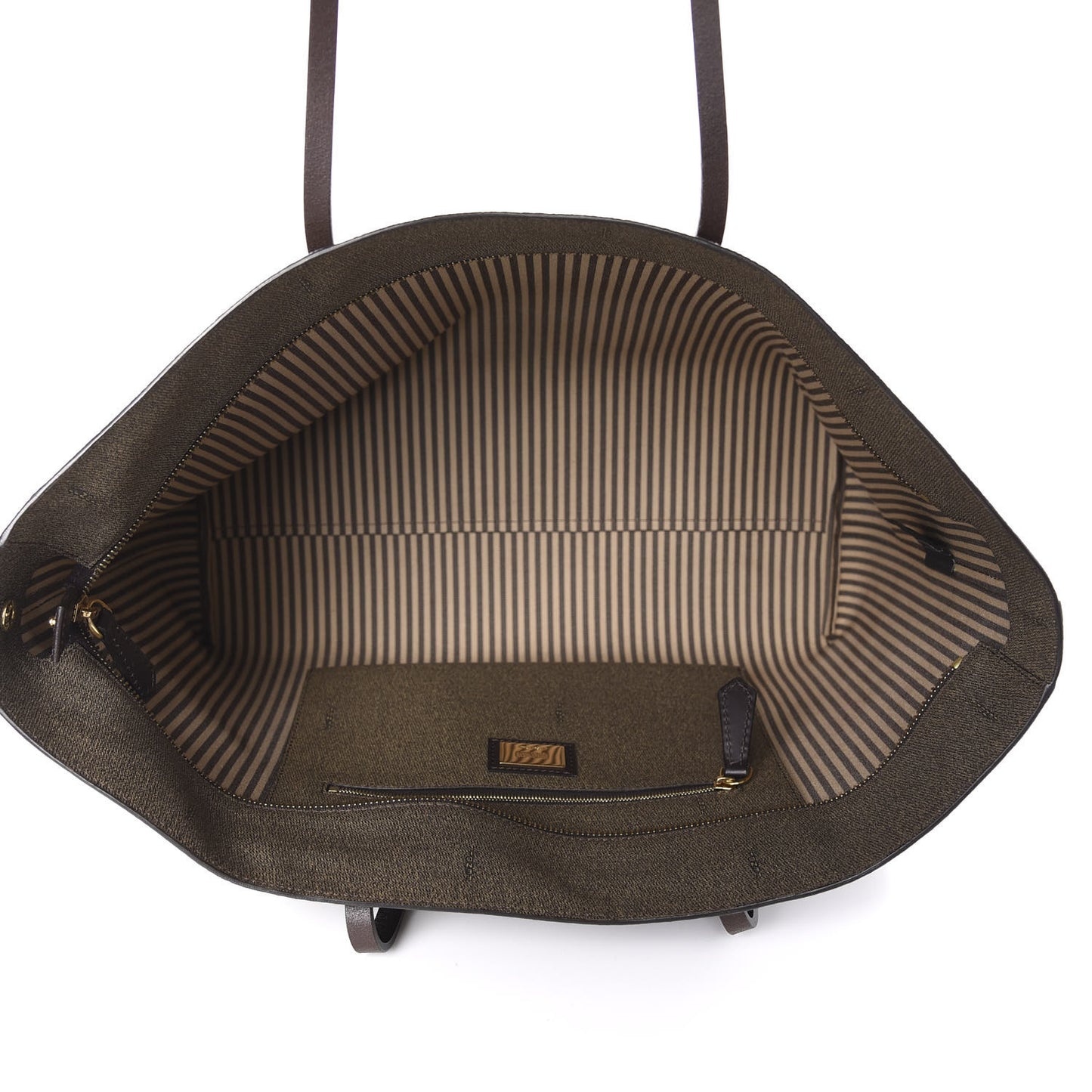 Zucca Spalmati Small Roll Tote Tobacco Moro