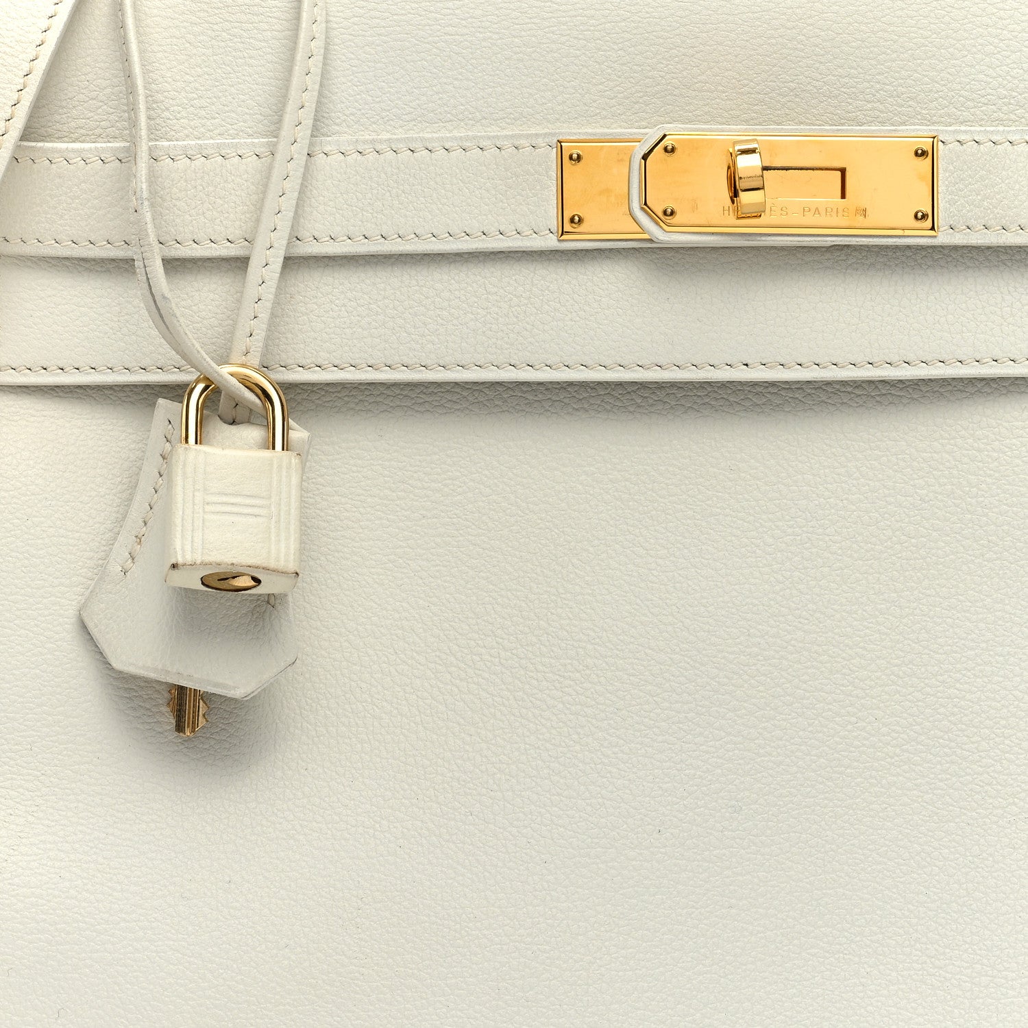 Hermes Evercolor Kelly Retourne 32 White 13 of 15