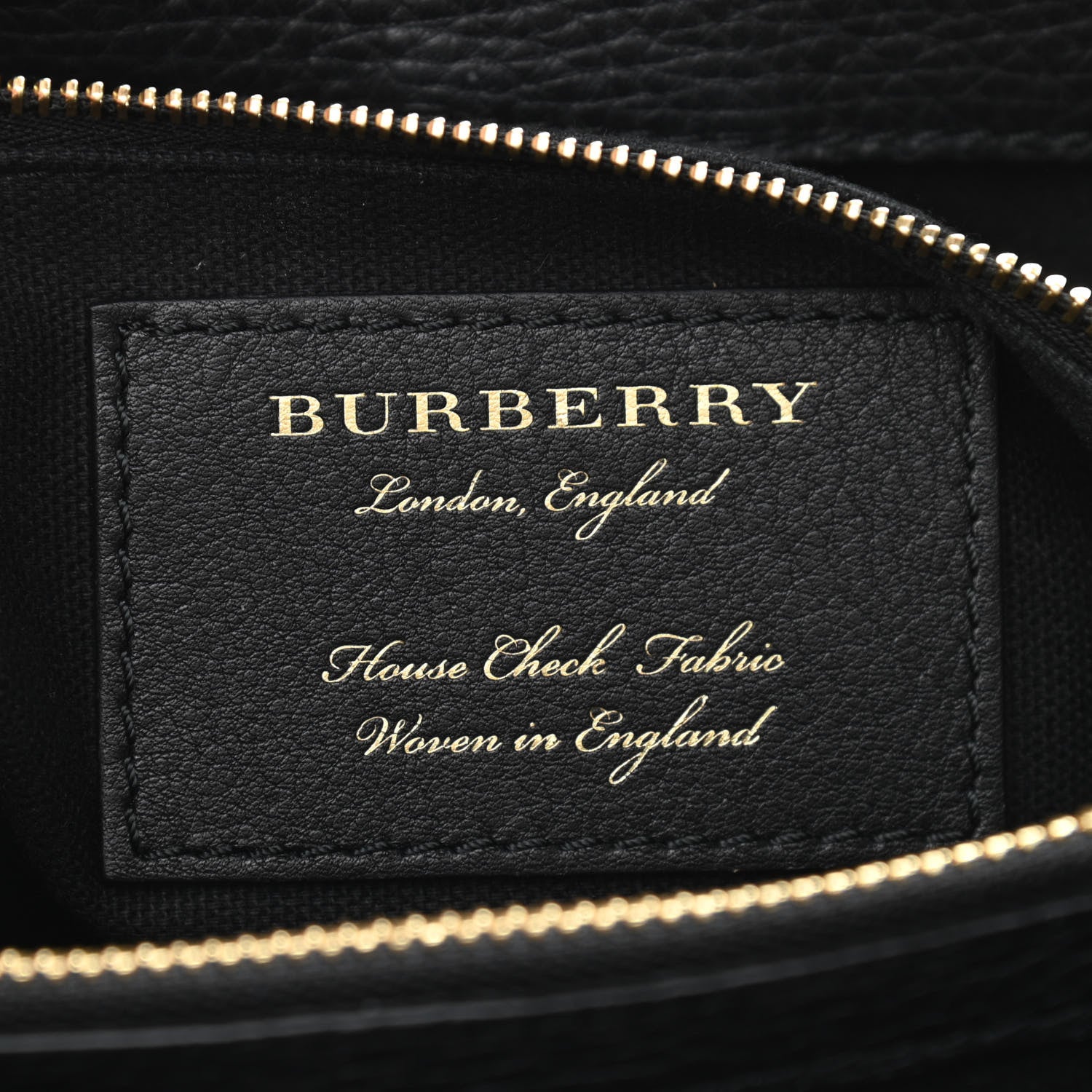 Burberry Derby Calfskin Beast Print Medium Banner Tote Black 6 of 10