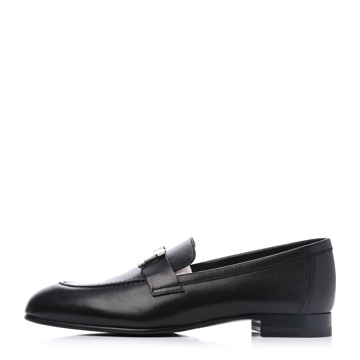 Goatskin Womens Paris Loafers 36 Black