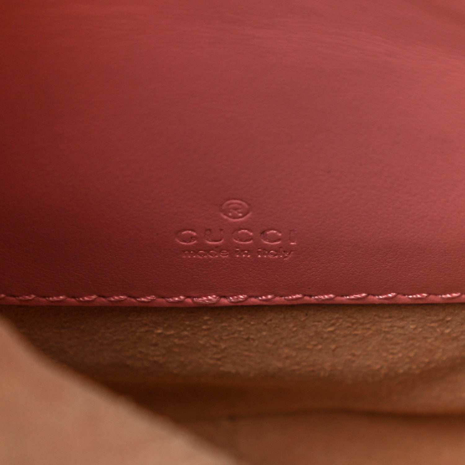 Gucci Calfskin Matelasse Mini GG Marmont Crossbody Bag Wild Rose 5 of 8