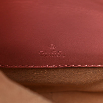 Gucci Calfskin Matelasse Mini GG Marmont Crossbody Bag Wild Rose 5 of 8