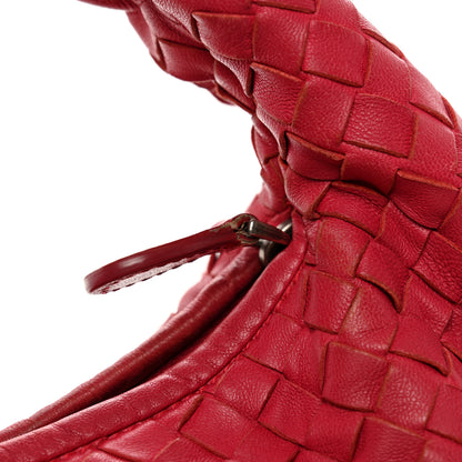 Bottega Veneta Nappa Intrecciato Medium Belly Veneta Hobo Fuchsia 10 of 10