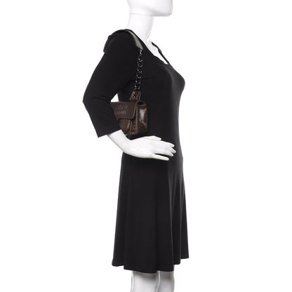 Chanel Calfskin Graffiti Flap Brown 2 of 10