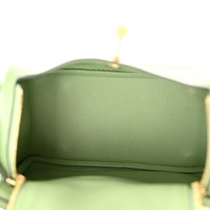 Hermes Swift Mini Lindy 20 Vert Criquet 5 of 14