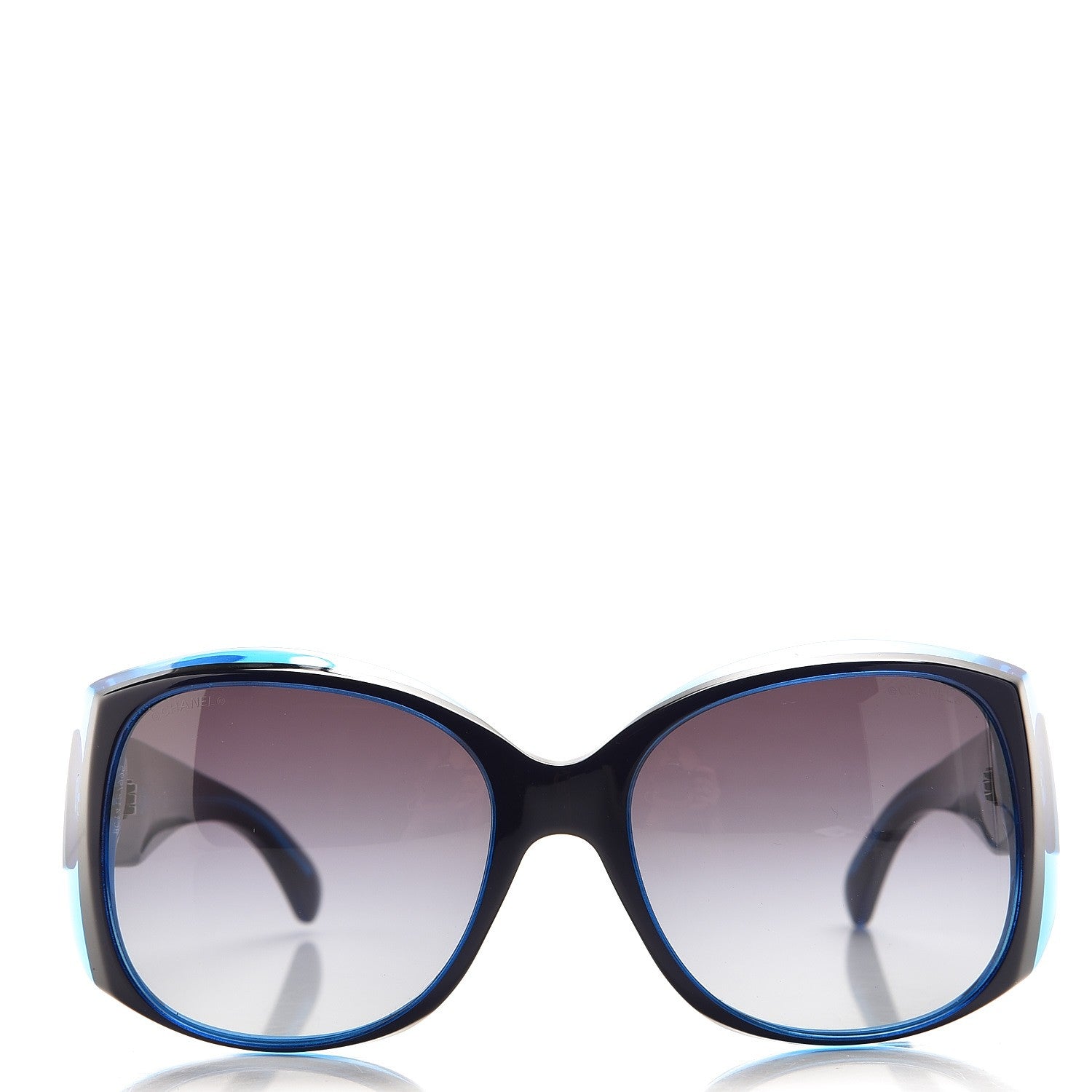 Chanel Mother of Pearl CC Sunglasses 5227-H Blue 2 of 9